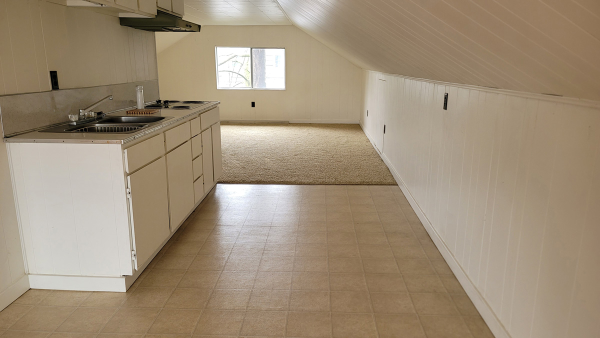 Upper apartment kitchen